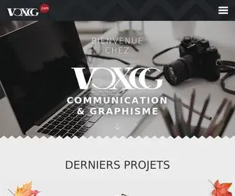 Voxcg.com(Vox Communication Graphisme) Screenshot