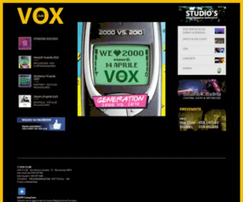 Voxclub.it(Vox Club) Screenshot