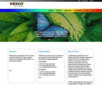 Voxco.in(VOXCO pigments) Screenshot