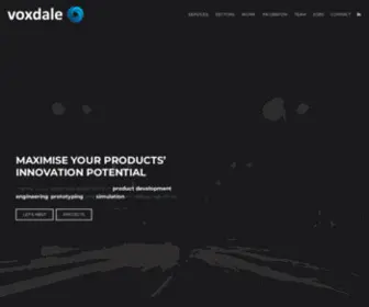 VoxDale.be(Delivering beautifully designed products that perform) Screenshot