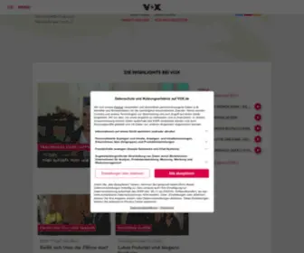 Vox.de(VOX HOME) Screenshot