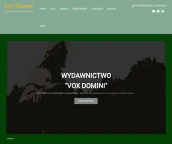 VoxDomini.com.pl(Wydawnictwo ewangelizacyjne Vox Domini) Screenshot