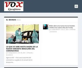 Voxejecafetero.com(Noticias de Manizales y Caldas) Screenshot