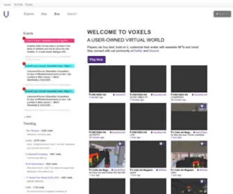 Voxels.com(Ethereum Virtual World) Screenshot