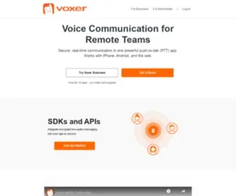 Voxer.com(Walkie Talkie App for Team Communication) Screenshot