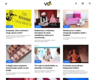 Voxfeminae.net(Women Media Independence) Screenshot