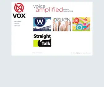 Voxinc.net(VOX inc) Screenshot