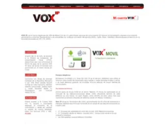 Voxip.com.mx(AJTEL Comunicaciones) Screenshot