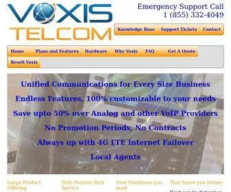 Voxistelcom.com(Voxis Telcom) Screenshot