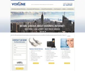 Voxlinenetworks.com(Business VoIP Provider) Screenshot