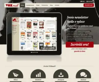 Voxmail.it(Servizio newsletter) Screenshot
