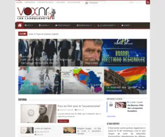 Voxnr.com(Les Lansquenets) Screenshot