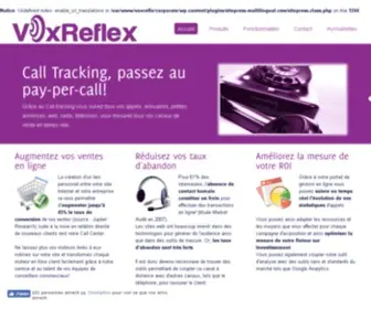 Voxreflex.com(Click to call) Screenshot