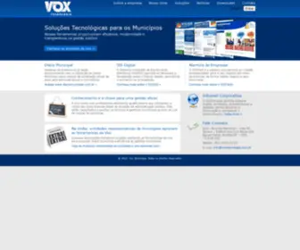 Voxtecnologia.com.br(Vox Tecnologia) Screenshot