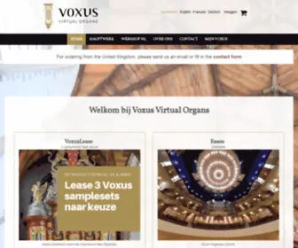 Voxusorgans.com(Voxus Virtual Organs) Screenshot