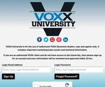 Voxxuniversity.com(University) Screenshot