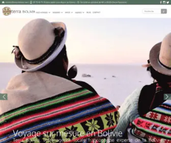 Voyage-Bolivie.com(Terra Andina Bolivie ) Screenshot