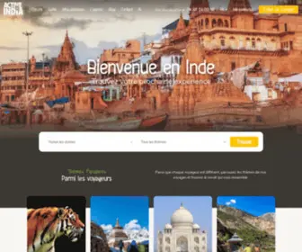 Voyage-EN-Inde.com(Voyage en Inde) Screenshot