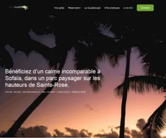 Voyage-Guadeloupe.com(Location gite Guadeloupe sur les hauteurs de Sainte) Screenshot