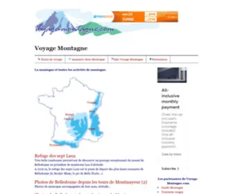 Voyage-Montagne.com(Voyage Montagne) Screenshot