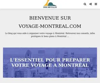 Voyage-Montreal.com(Voyage Montréal) Screenshot