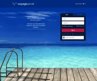 Voyage-Prive.co.uk(Voyage Privé) Screenshot