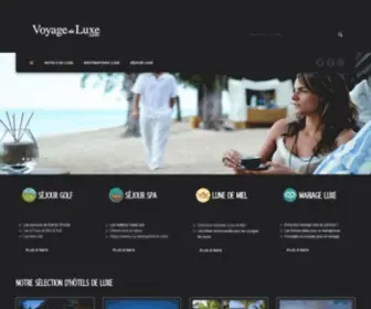 Voyagedeluxe.com(Voyage de luxe) Screenshot