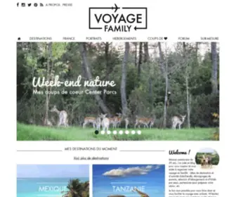 Voyagefamily.com(Le média de référence du voyage en famille) Screenshot