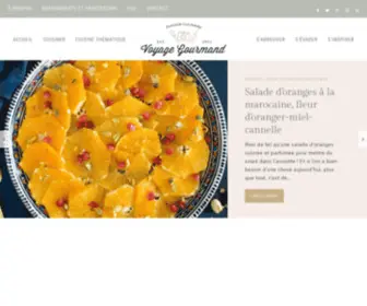 Voyagegourmand.fr(Voyage Gourmand) Screenshot