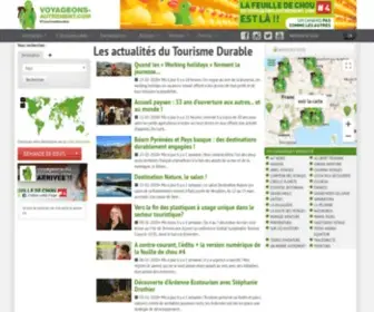 Voyageons-Autrement.com(Les voyages équitables et solidaires représentent une aide au développement local) Screenshot