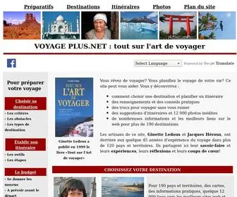 Voyageplus.net(Voyageplusénet) Screenshot