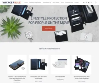 Voyager-Blue.com(Lifestyle Protection for People on the Move) Screenshot