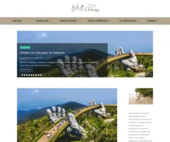 Voyageraucambodge.net(Voyage au Cambodge) Screenshot