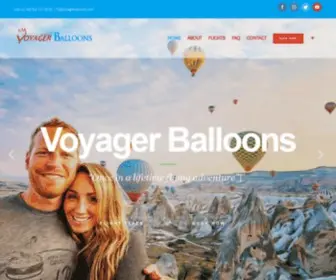 Voyagerballoons.com(Hot Air Balloon Flights over Cappadocia) Screenshot