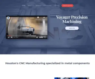 Voyagermachining.com(Machine Shop in Houston) Screenshot