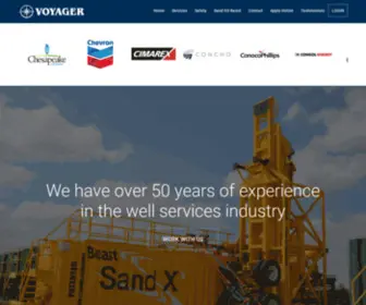 Voyagertx.com(Voyager Energy Services) Screenshot