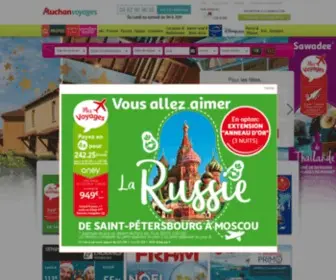 Voyages-Auchan.com(Auchan Voyages : Séjour et Voyage pas Cher) Screenshot