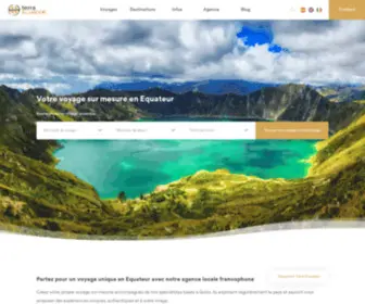 Voyages-Equateur.com(Voyages en Equateur) Screenshot