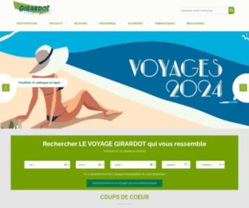 Voyages-Girardot.com(Voyages GIRARDOT) Screenshot