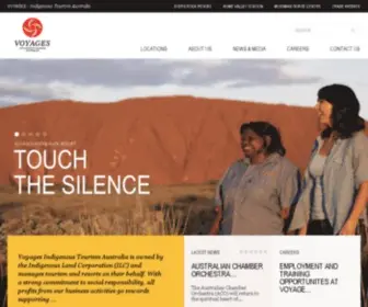Voyages.com.au(Voyages Indigenous Tourism) Screenshot
