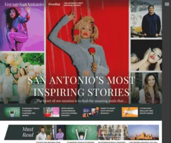 Voyagesanantonio.com(Voyage Sanantonio Magazine) Screenshot