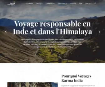 Voyageskarmaindia.com(Voyages Karma India) Screenshot