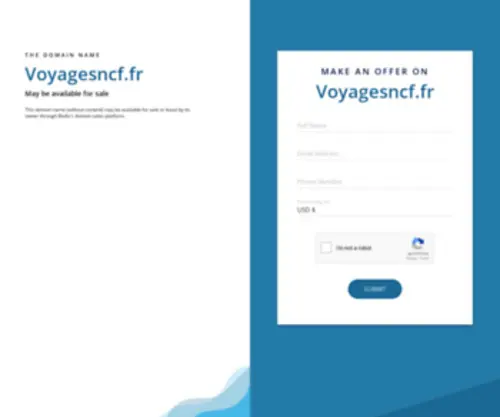 Voyagesncf.fr(Voyagesncf) Screenshot