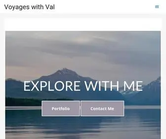 Voyageswithval.com(Voyages with Val) Screenshot