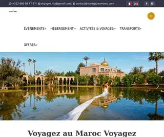 Voyagezaumaroc.com(Voyagez au Maroc) Screenshot