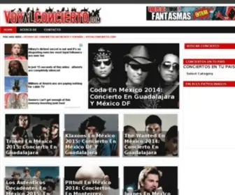 Voyalconcierto.com(Música) Screenshot