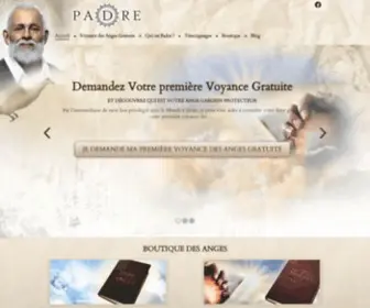 Voyance-Ange-Gardien.com(Padre Messager des Anges Gardiens) Screenshot