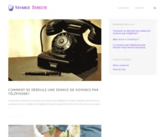 Voyance-Direct.info(Voyance direct) Screenshot