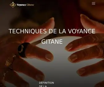 Voyance-Gitane.fr(Les gitans possèdent plusieurs supports divinatoires pour faire des prédictions) Screenshot