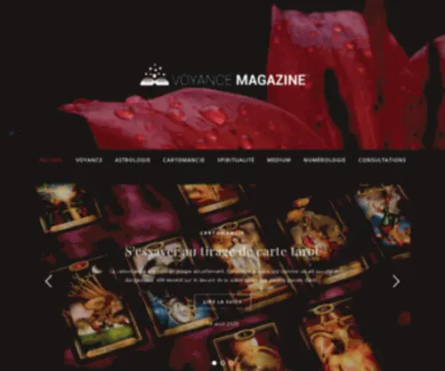 Voyance-Magazine.com(Voyance magazine) Screenshot